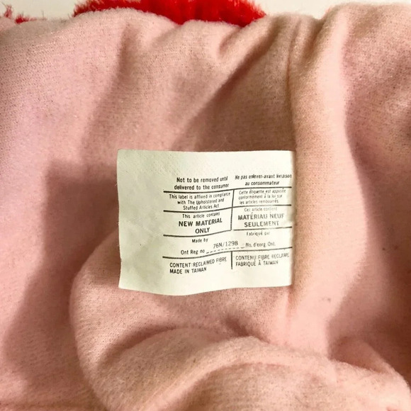 Vintage Kids Red Bird Hood Hat Made in Taiwan One Size Mask - Picture 7 of 15